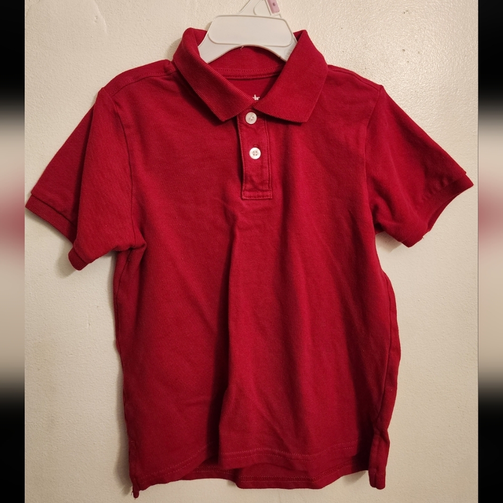 *Red Polo Top